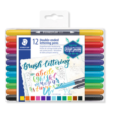 Staedtler Brush Lettering pens x12